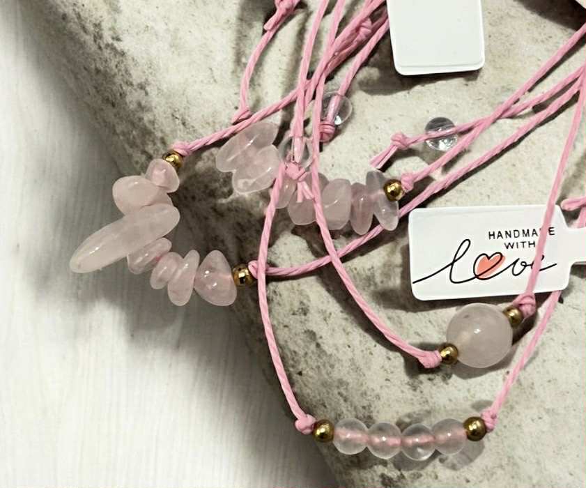 Bracelets en pierres naturelles (10) Amour • Douceur • Harmonie Émotionnelle