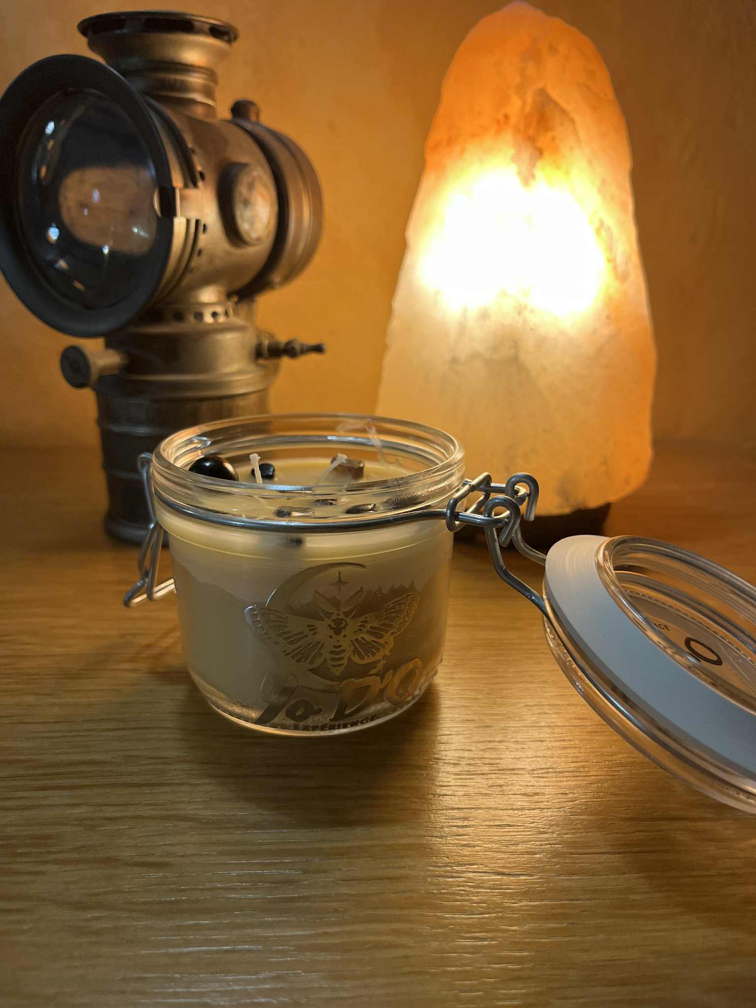 Bougie artisanale purification, élimine les énergies stagnantes, protection (Boug42)