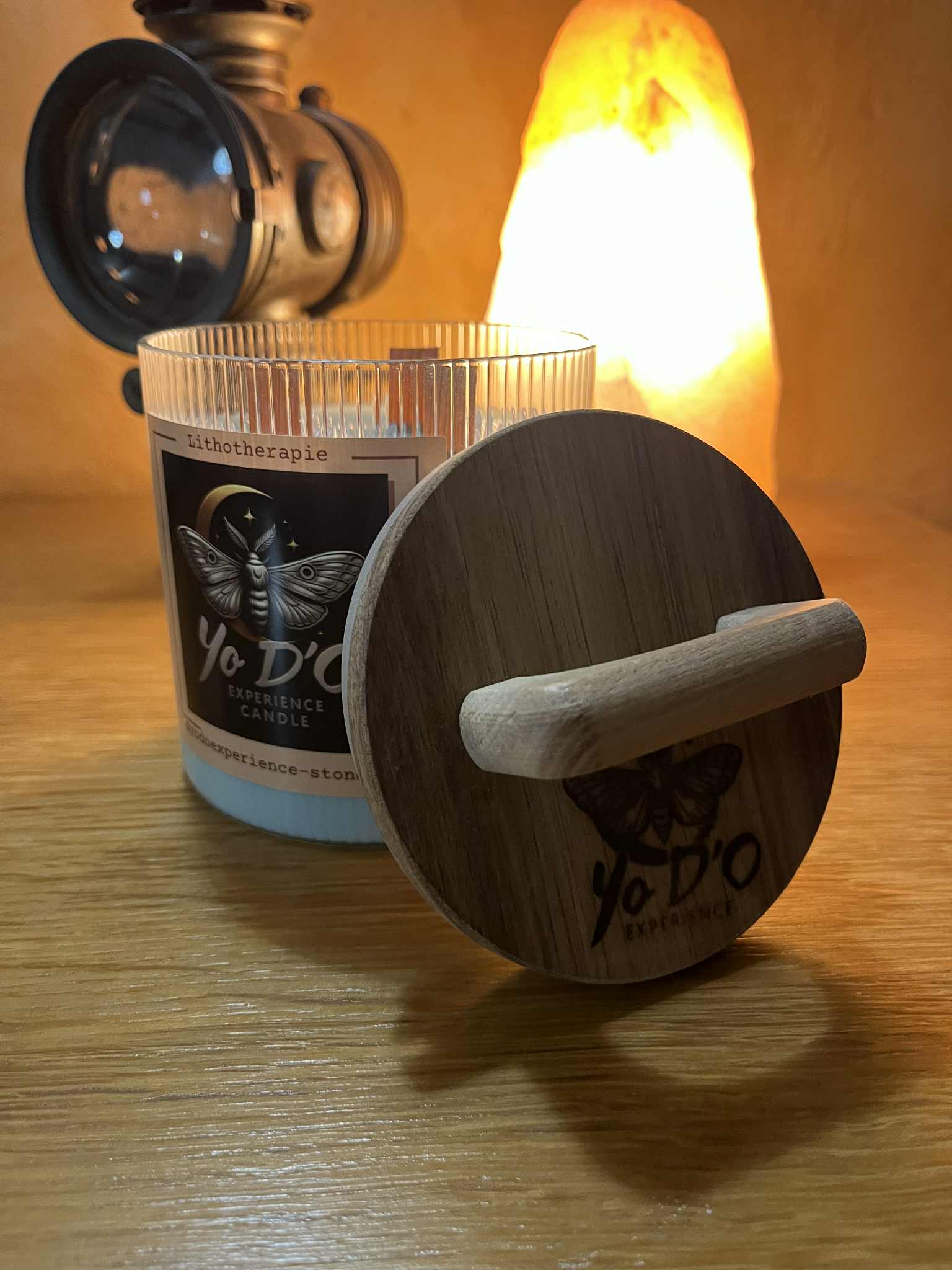 Bougie artisananle clarté, calme, énergie, harmonie, amour (Boug45)