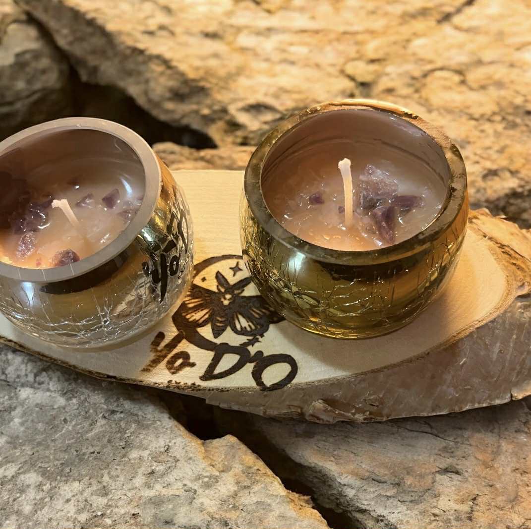 Bougies artisanales sommeil paisible, beauté et fragilité (Boug34)