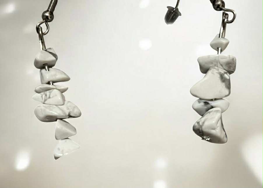 Boucles d'oreilles en pierres naturelles (114) Apaisement – Patience – Sérénité – Équilibre émotionnel – Calme mental – Maîtrise de soi – Clarté – Détente – Harmonie