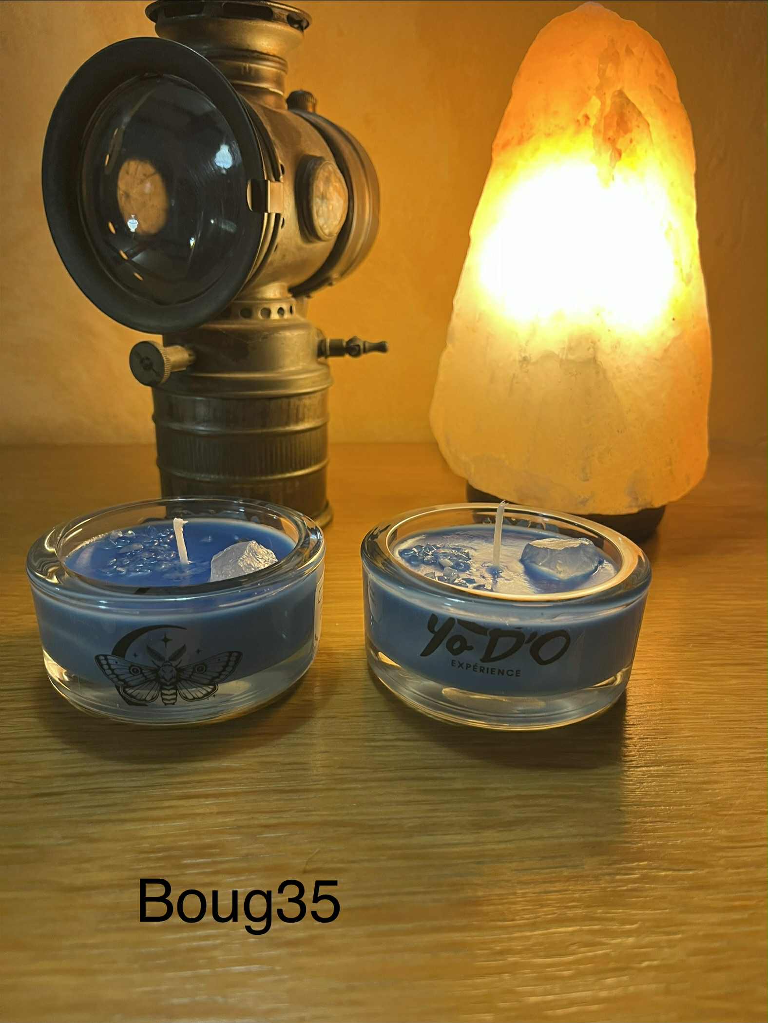 Bougies artisanales clarté, calme, énergie et harmonie (Boug35)