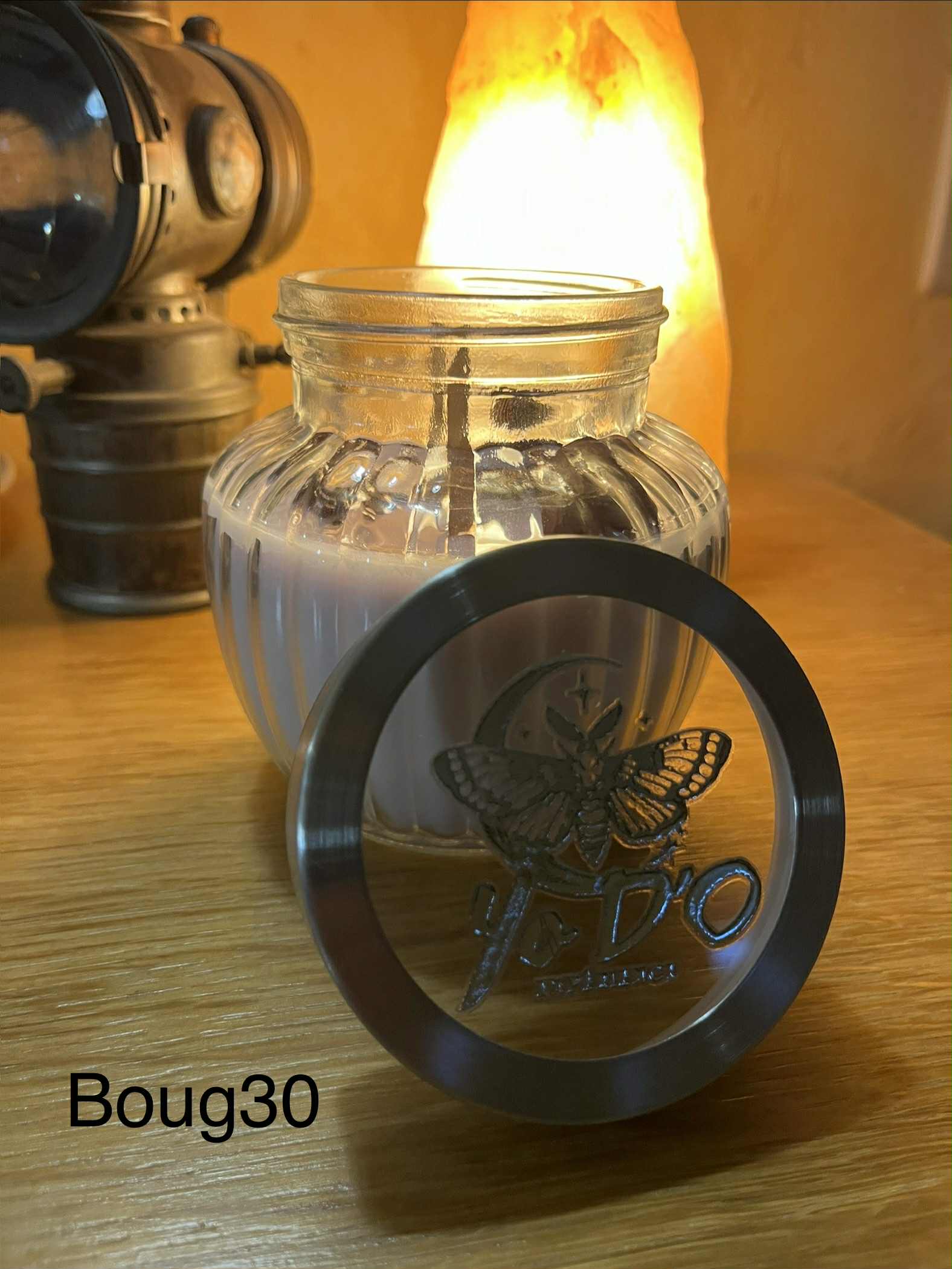 Bougie artisanale vitalité, bien-être général, ambiance relaxante et cocooning (Boug30)