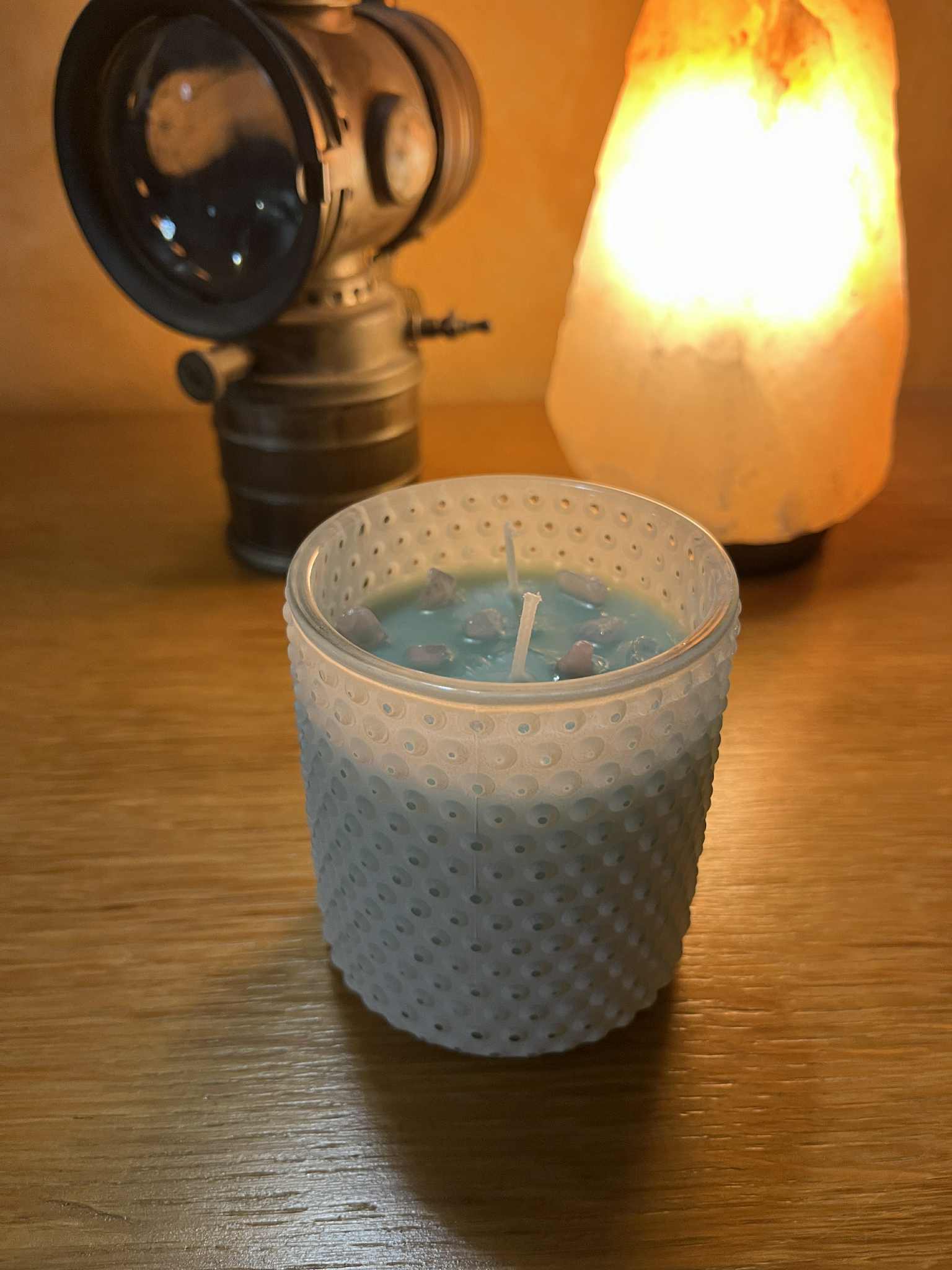 Bougie artisanale clarté, calme, énergie, harmonie, amour (Boug44)