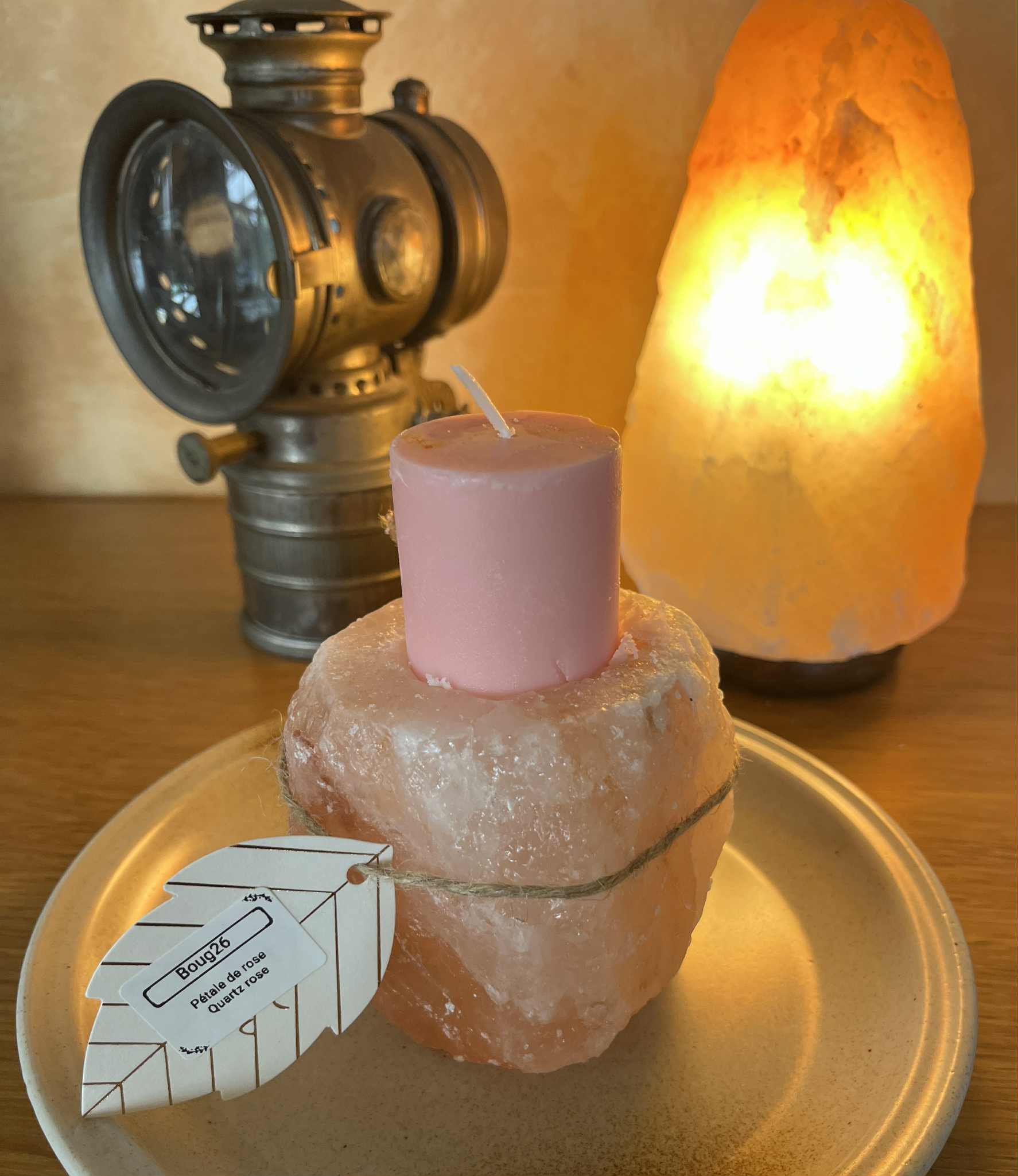 Bougie artisanale Amour, Douceur & Harmonie Intérieure (Boug26)