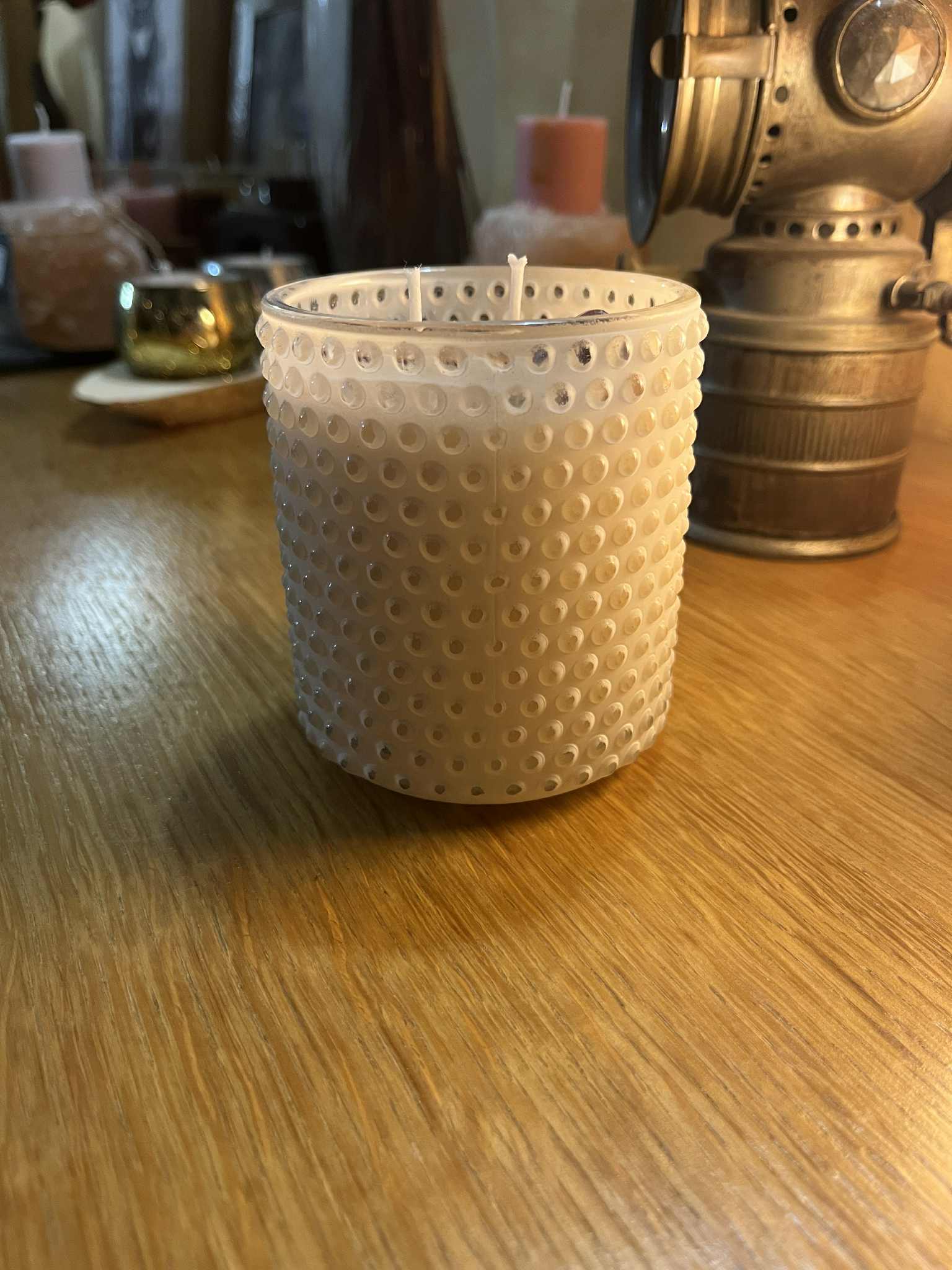 Bougie artisanale sommeil paisible, beauté et fragilité (Boug33) 