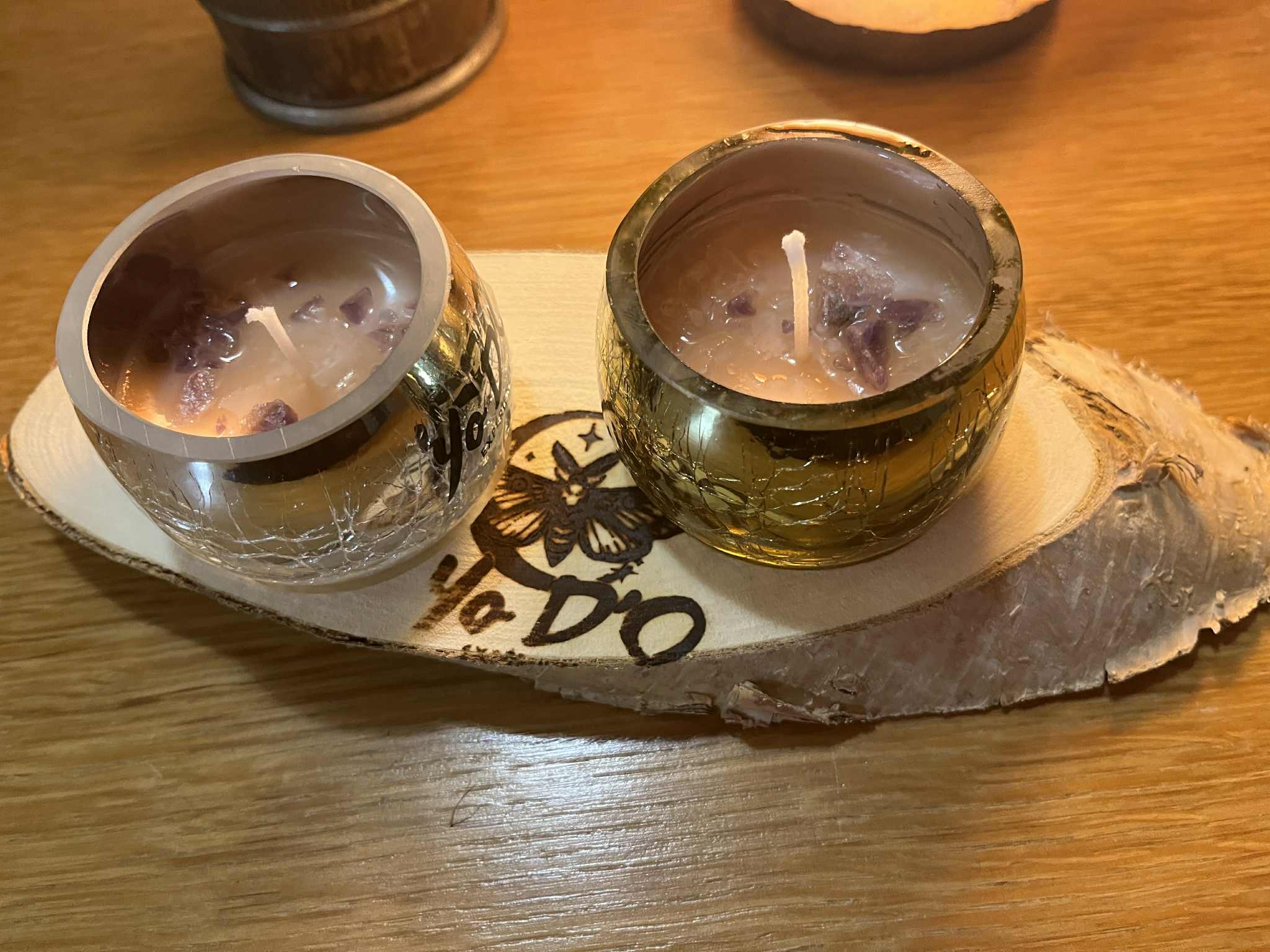 Bougies artisanales sommeil paisible, beauté et fragilité (Boug34)