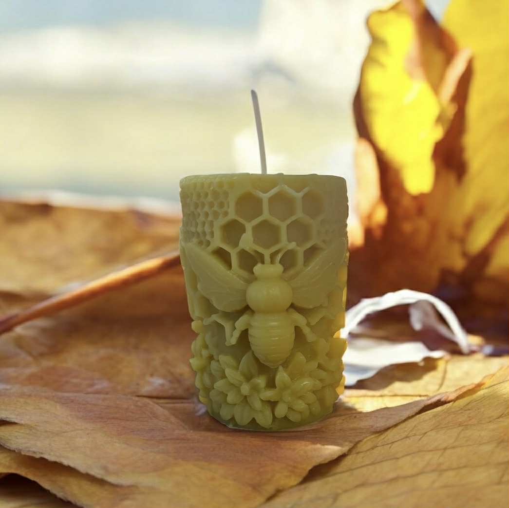 Bougie artisanale (Boug52) sérénité absolue, apaisant, détente, bien-être 