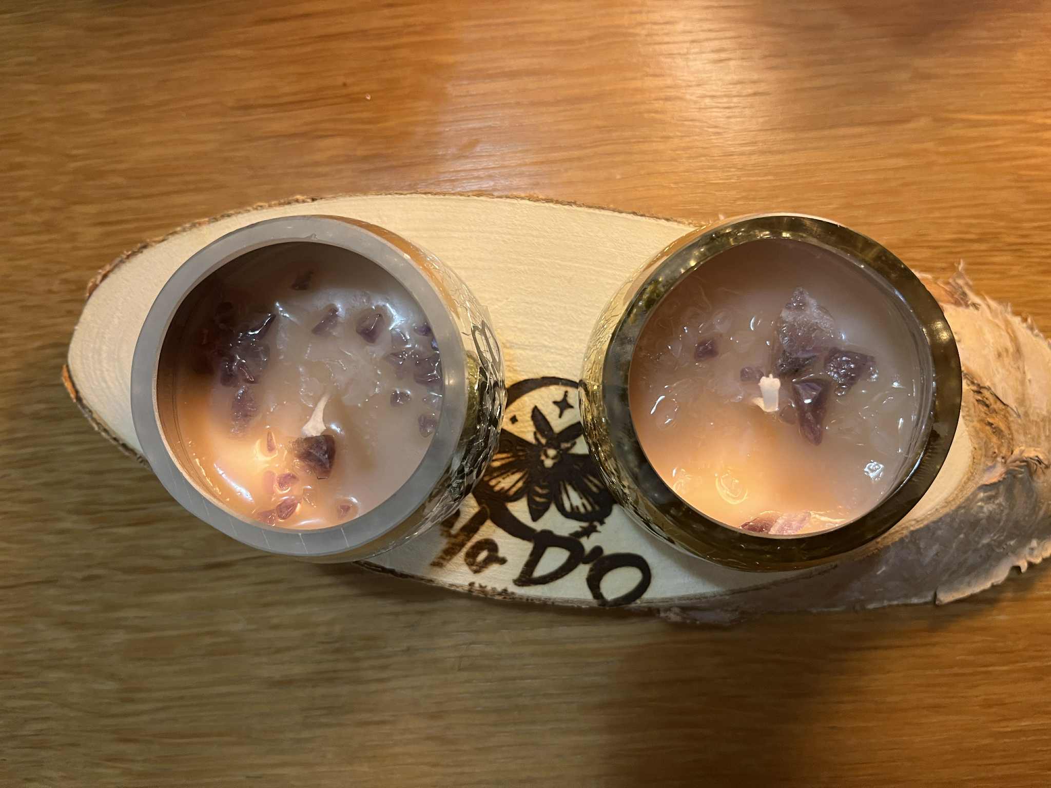 Bougies artisanales sommeil paisible, beauté et fragilité (Boug34)