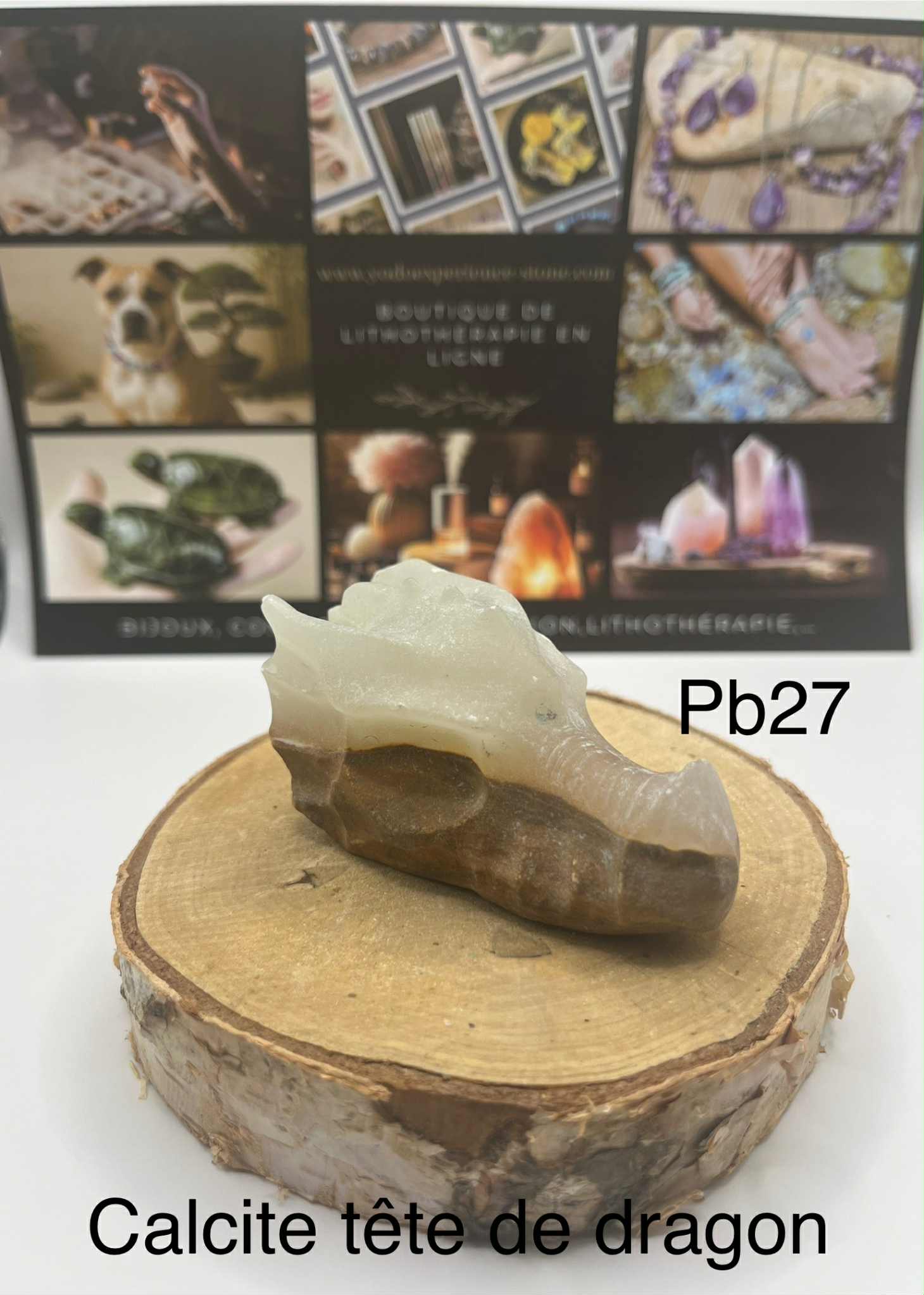 Calcite "tête de dragon" (Pb27)