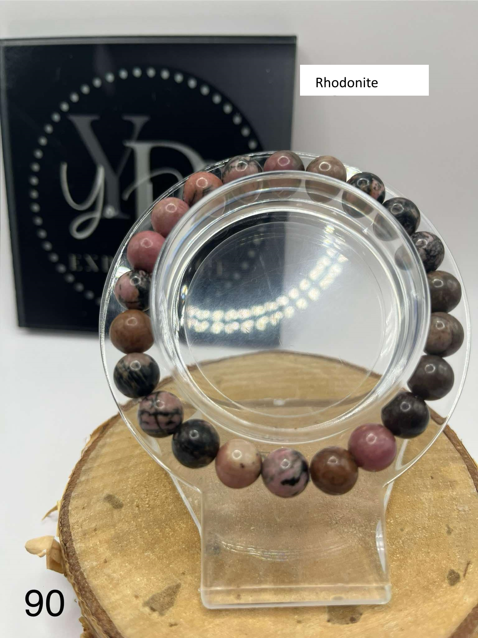 Bracelet de perles naturelles (90) Amour – Guérison émotionnelle – Apaisement – Compassion – Équilibre émotionnel – Pardon – Confiance – Harmonie – Douceur