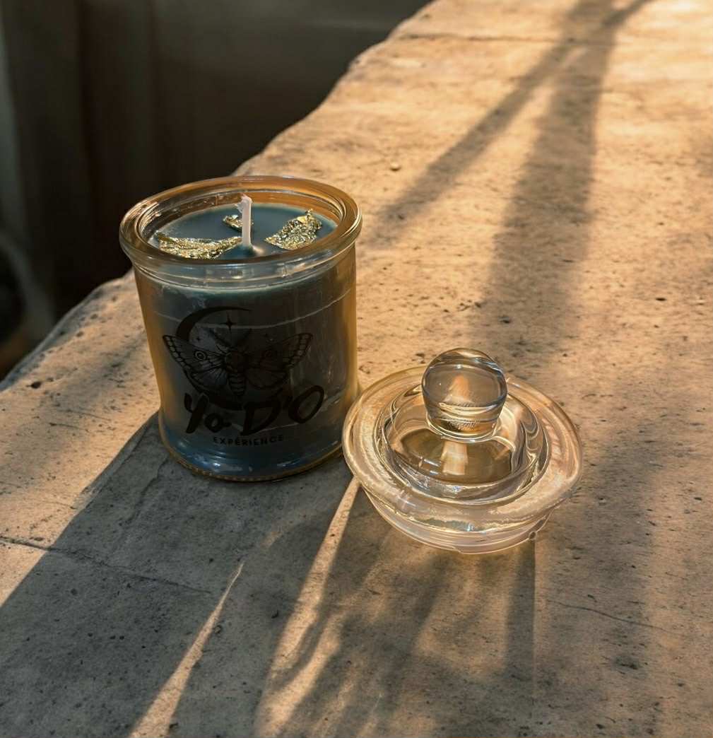 Bougie artisanale calme, clarté, énergie et harmonie (Boug22)