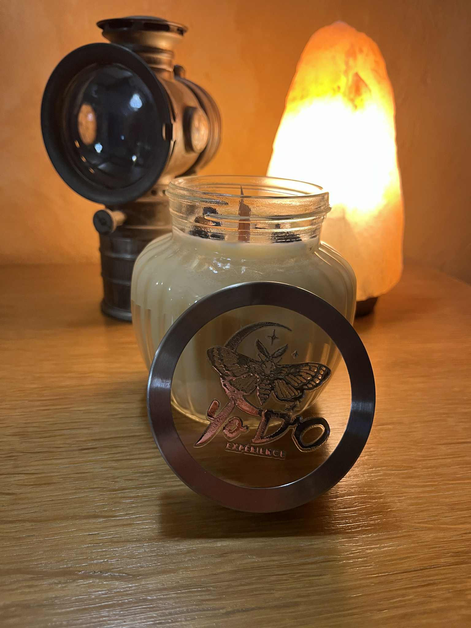 Bougie artisanale (Boug49) purification, élimine les énergies stagnantes, protection 