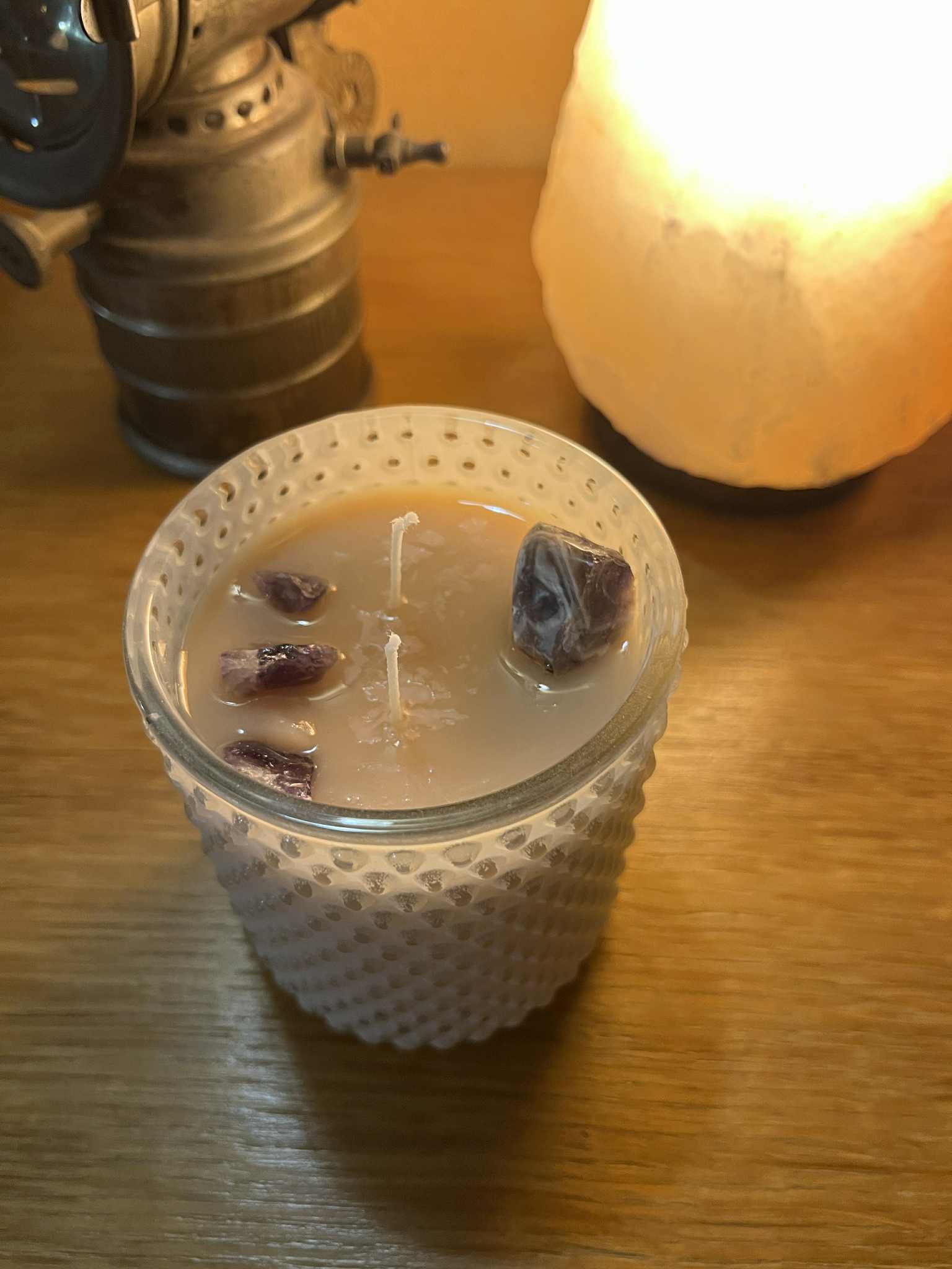 Bougie artisanale sommeil paisible, beauté et fragilité (Boug33) 