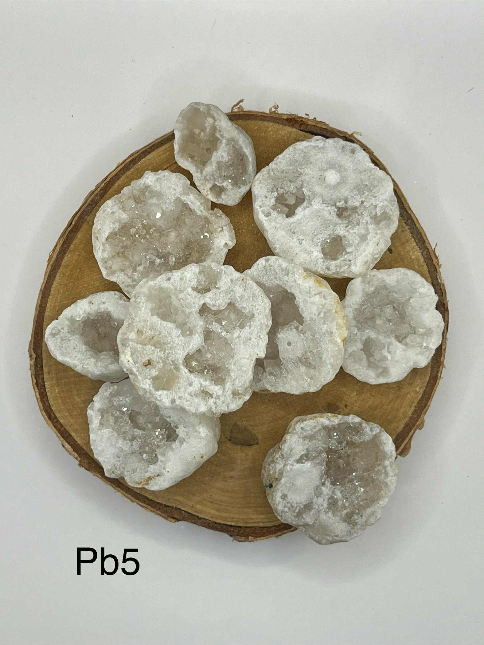 Géodes de quartz blanc (Pb5)
