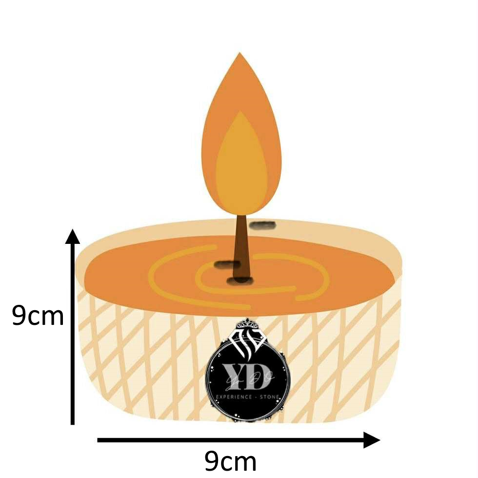 Bougie artisanale équilibre, chaleur, vitalité, sérénité, créativité, joie de vivre, énergie+,.. (Boug48)
