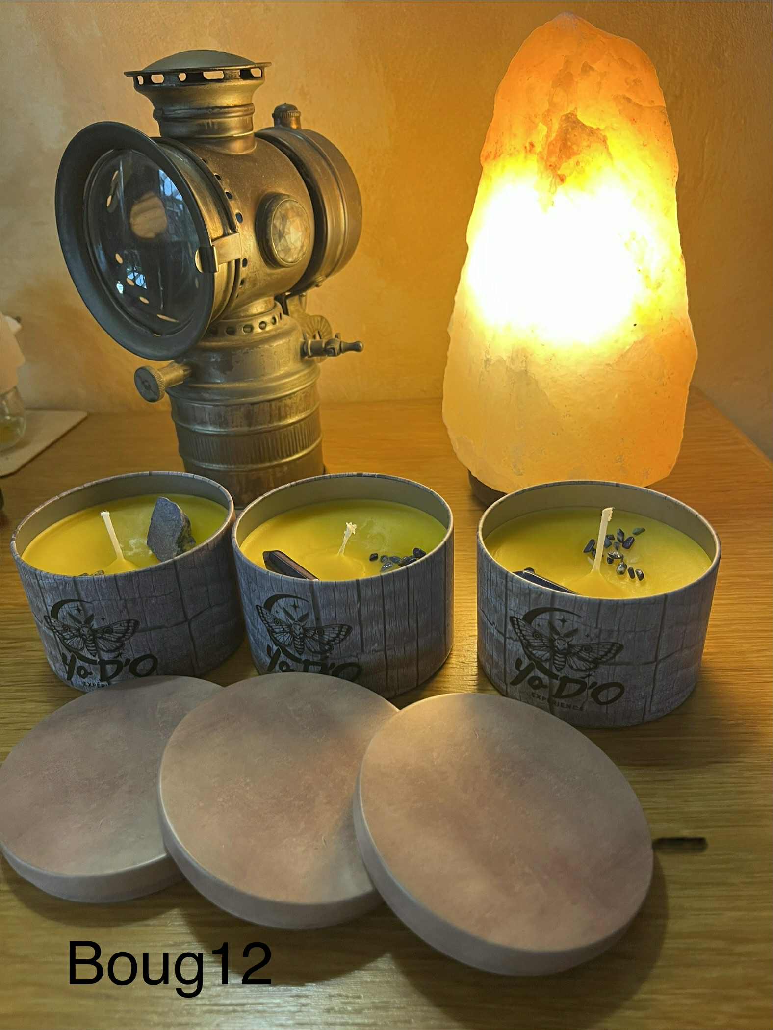 Bougies artisanales sérénité, compréhension et harmonie (Boug12)