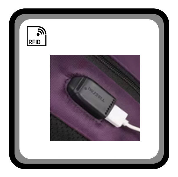 Sac à dos étanche  pour femme, antivol RFID, pour ordinateur portable 15.6 pouces & réffléchissant