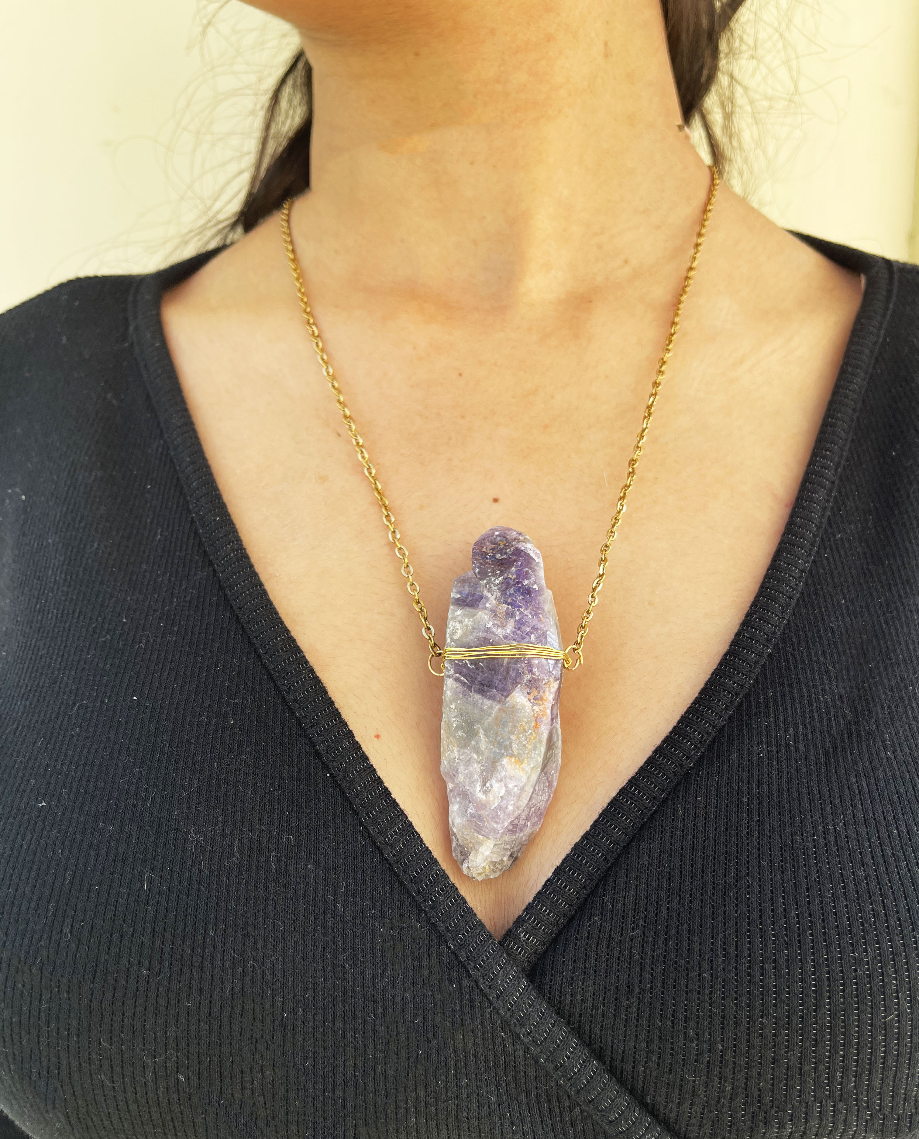 Amethyst Pendant Necklace