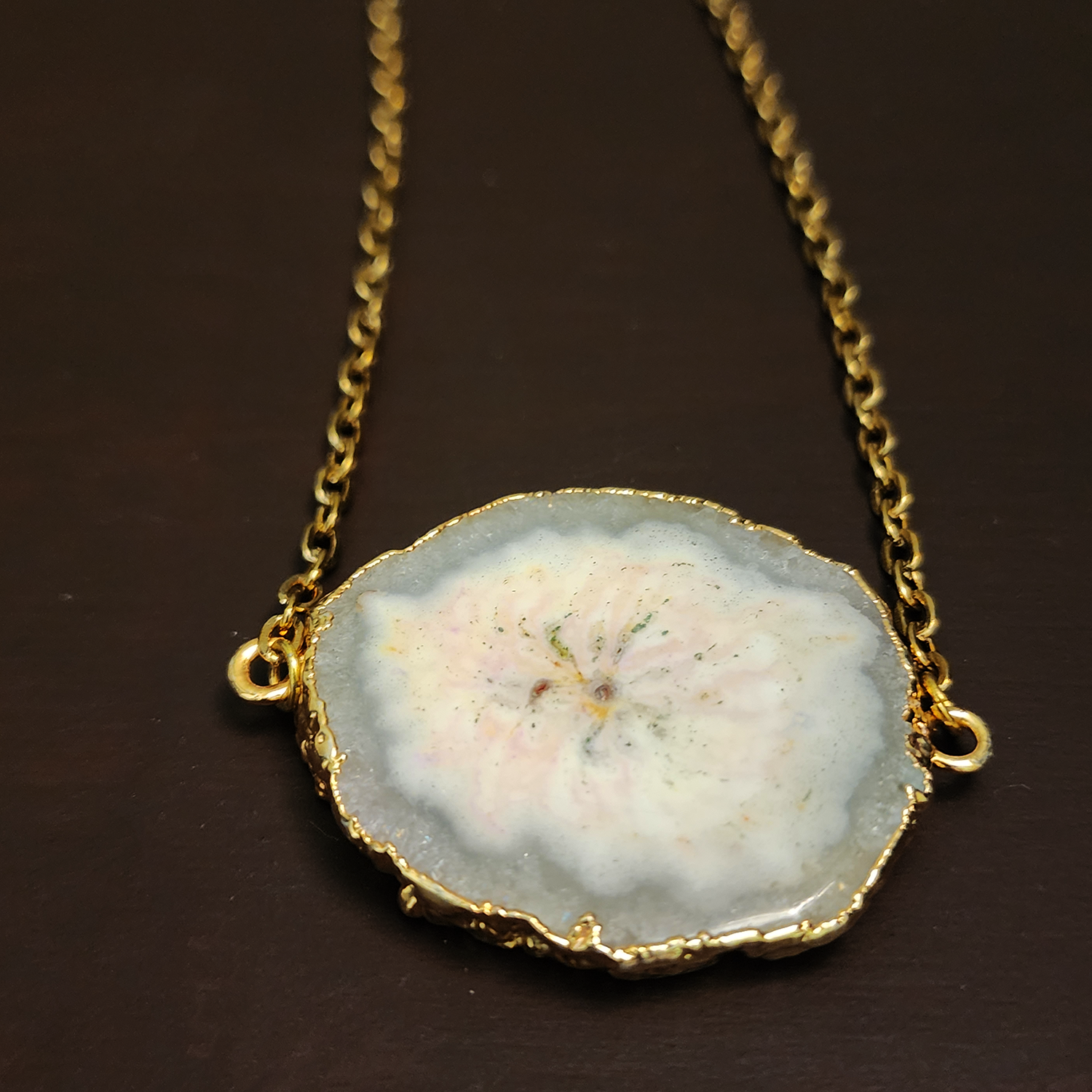 Agate Slice Necklace
