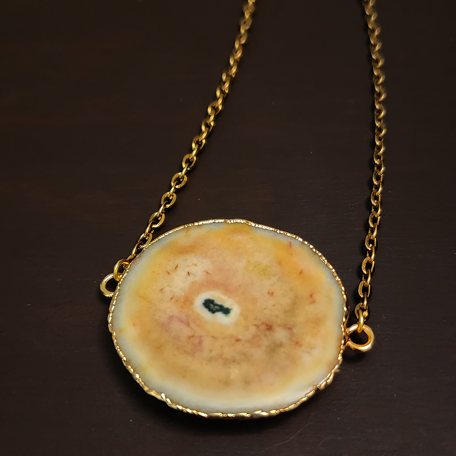 Handcrafted Agate Pendant Necklace