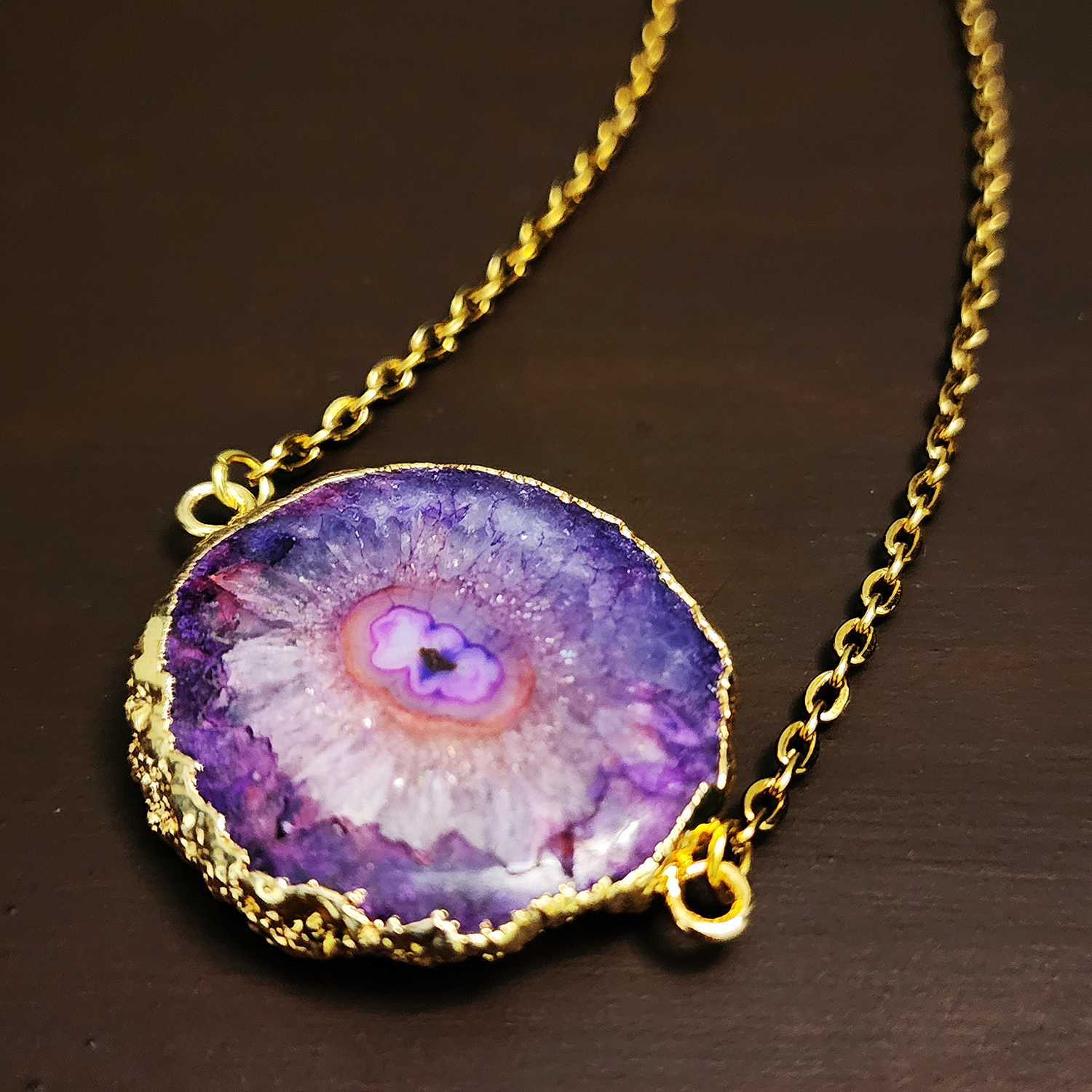 Amethyst Pendant Necklace