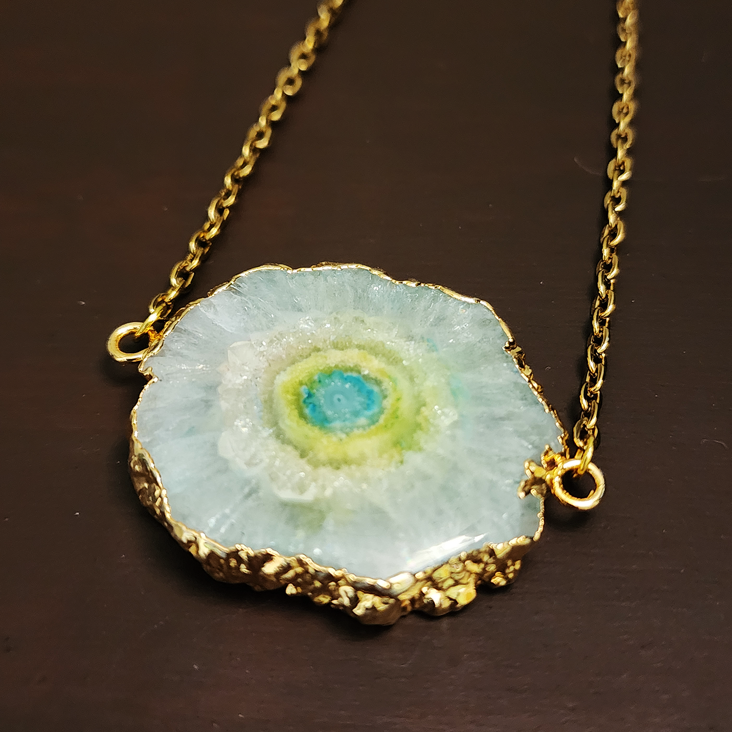 Agate Pendant Necklace