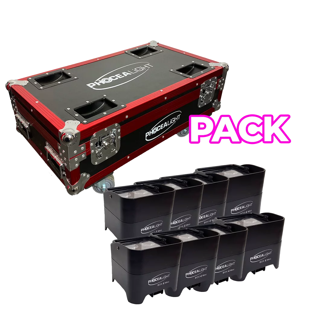 8 Projecteurs LED sur batterie