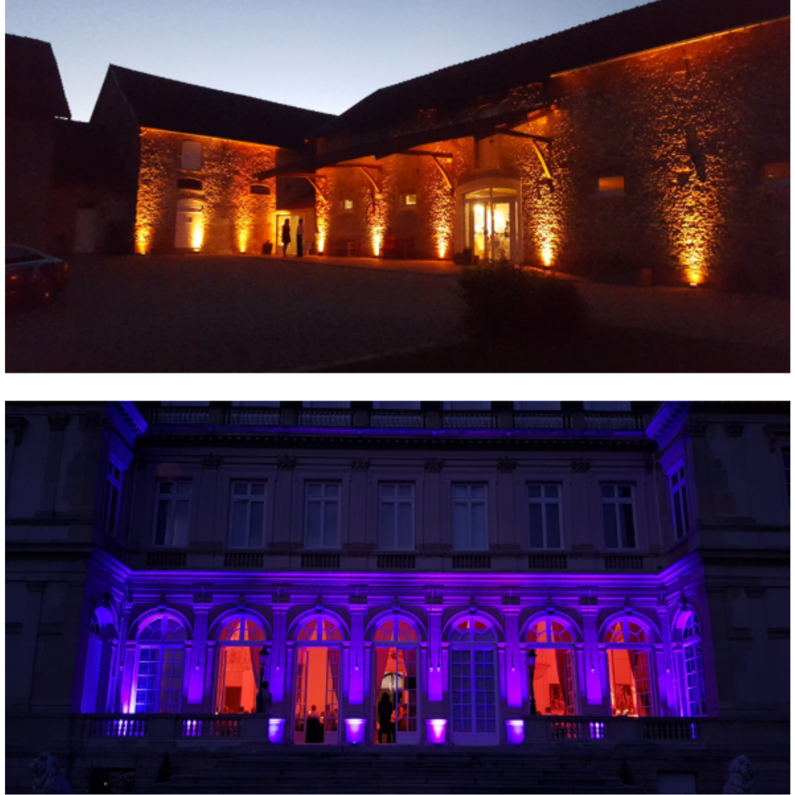 8 Projecteurs LED sur batterie