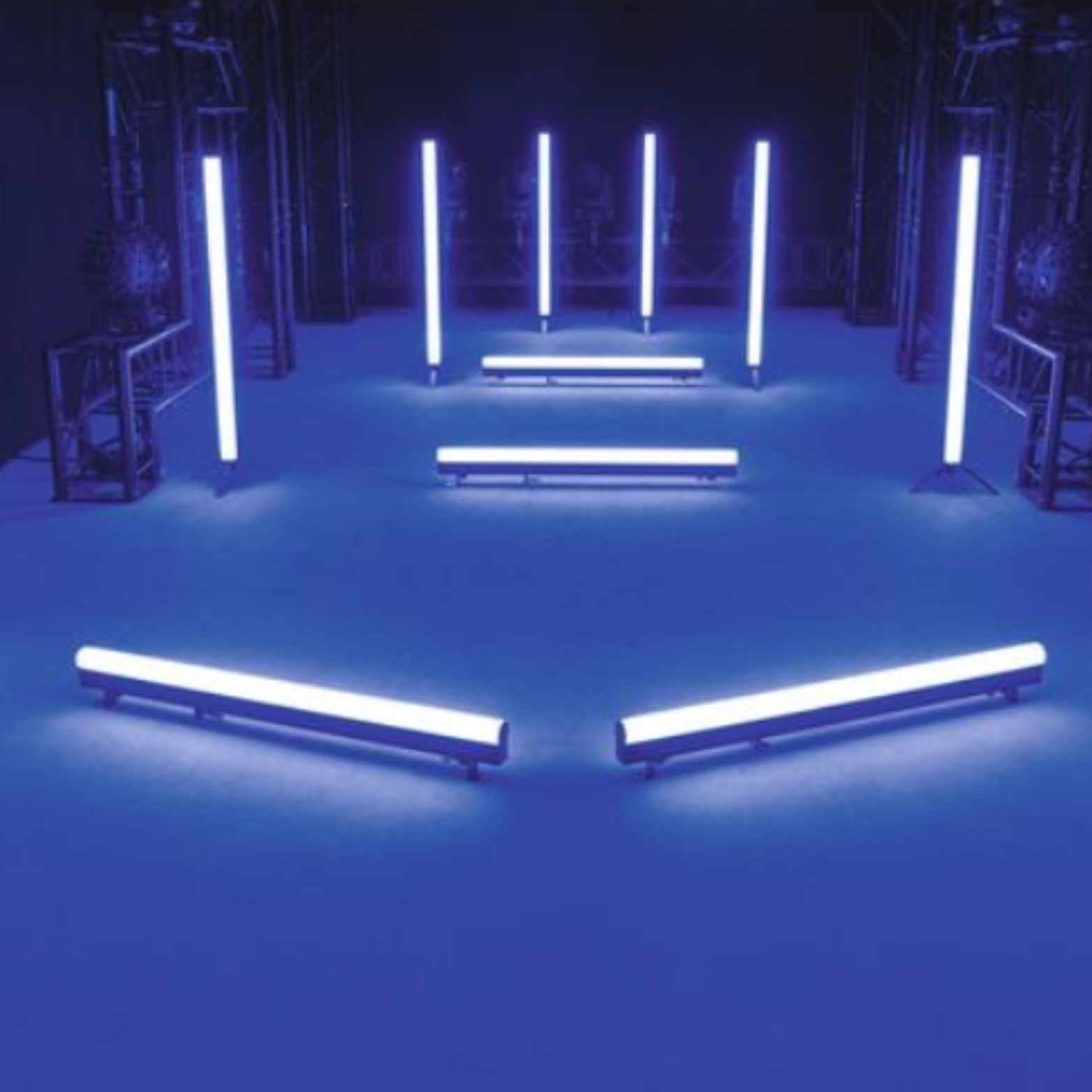 Pack de 4 barres LED sur batterie EUROLITE