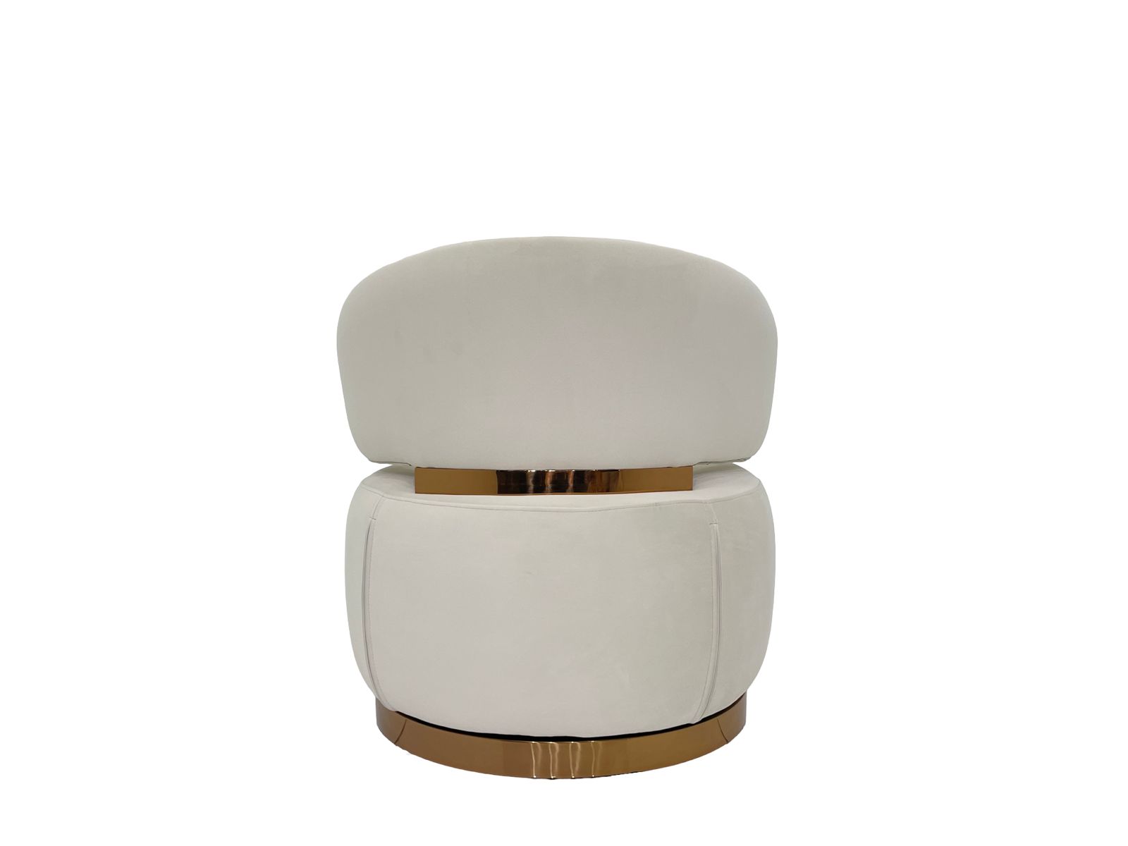 Stainless:GOLD MATT Fabric:TEDDY- 01 #Beige