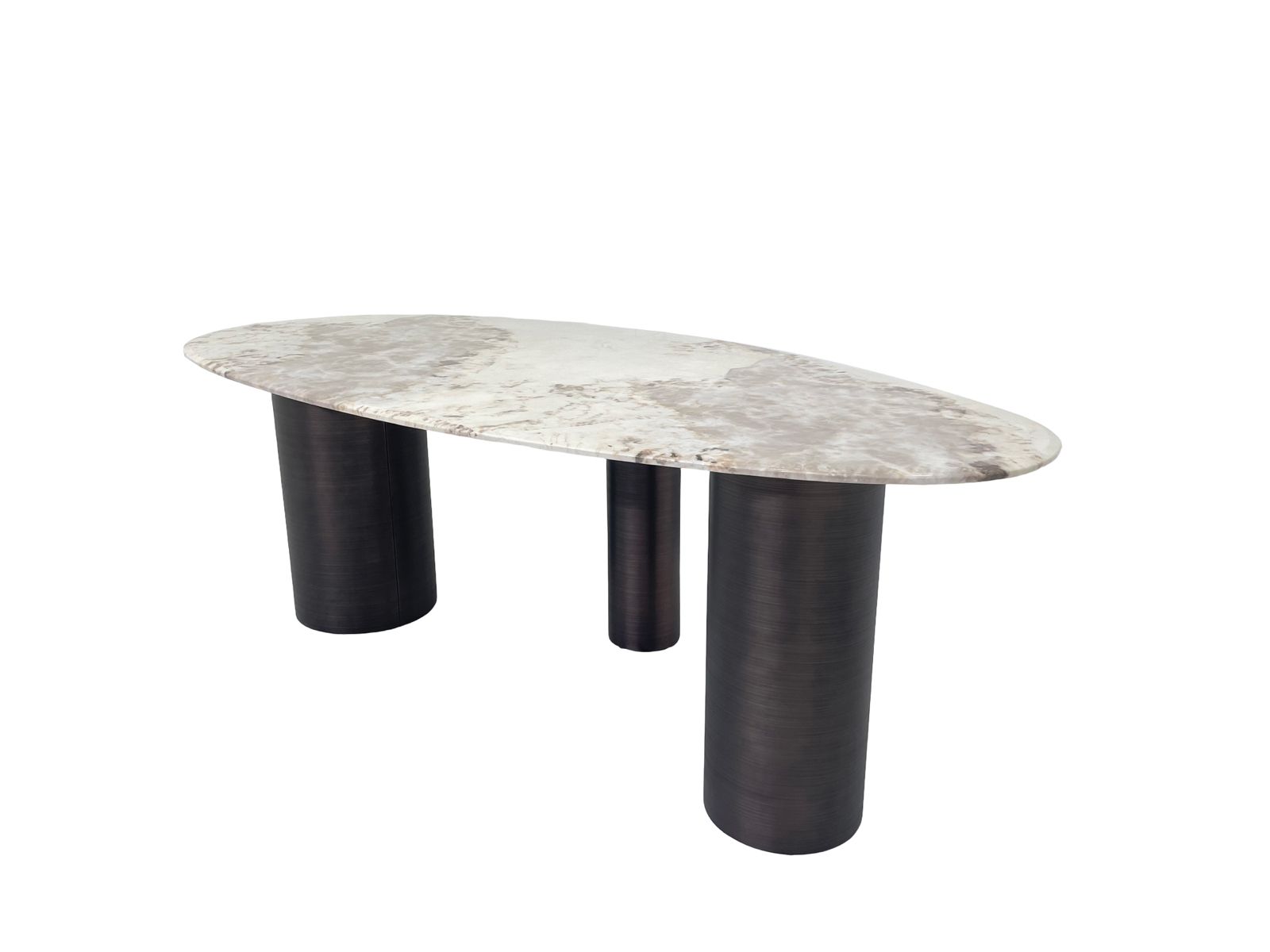 SD 105 stainless steel tabel with marble top