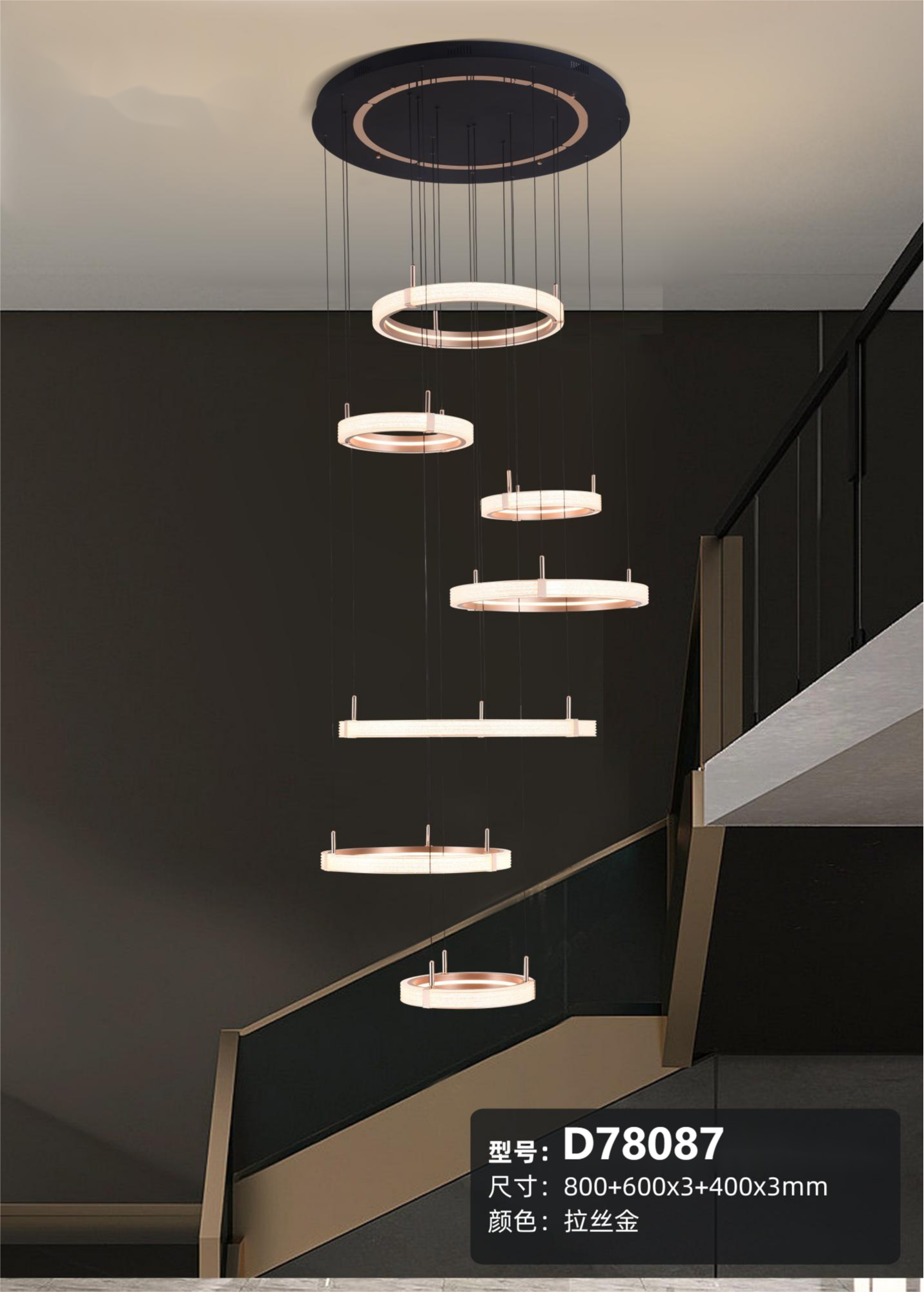 Modern Ring Pendant Light