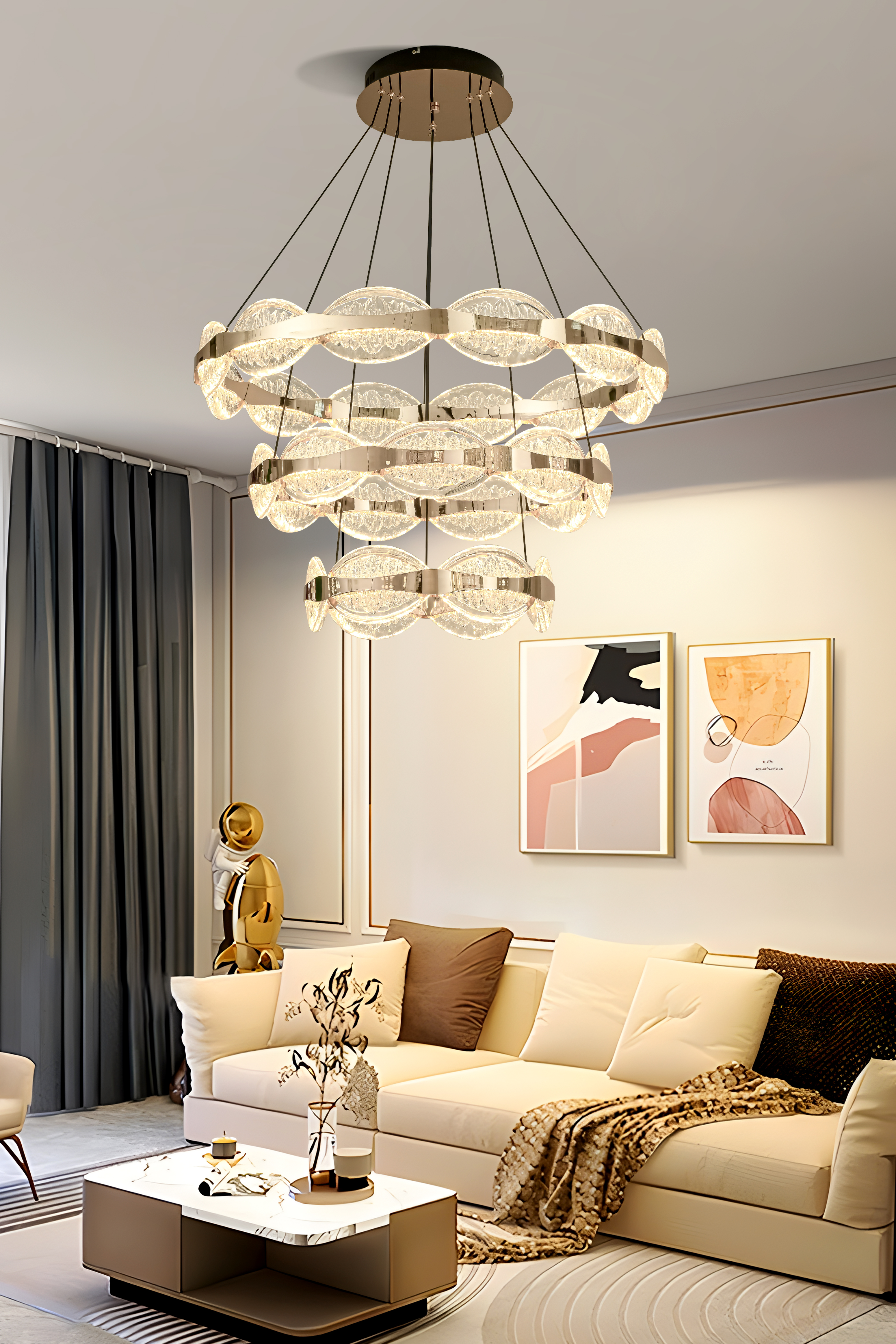Modern Crystal Chandelier
