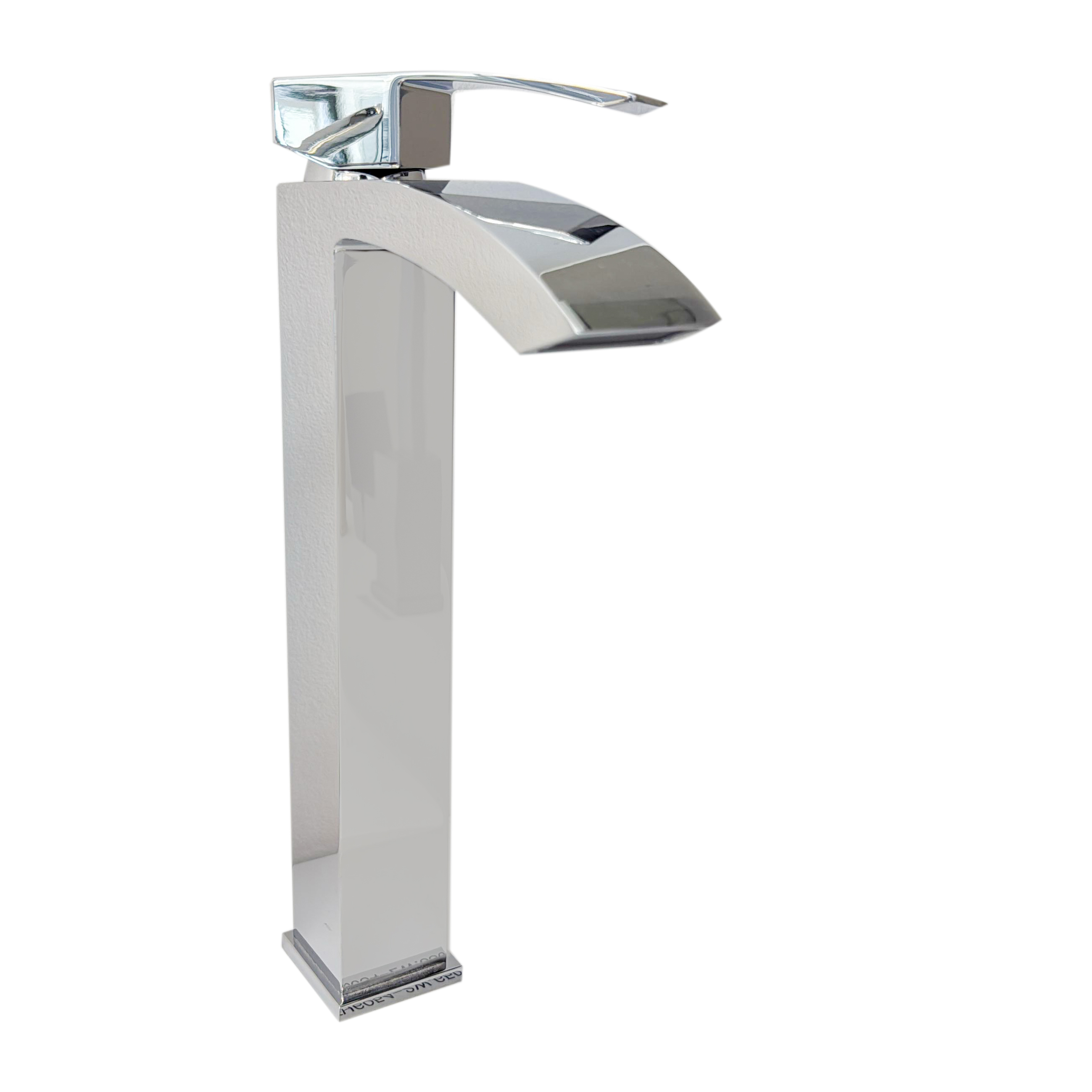 Modern chrome bathroom faucet