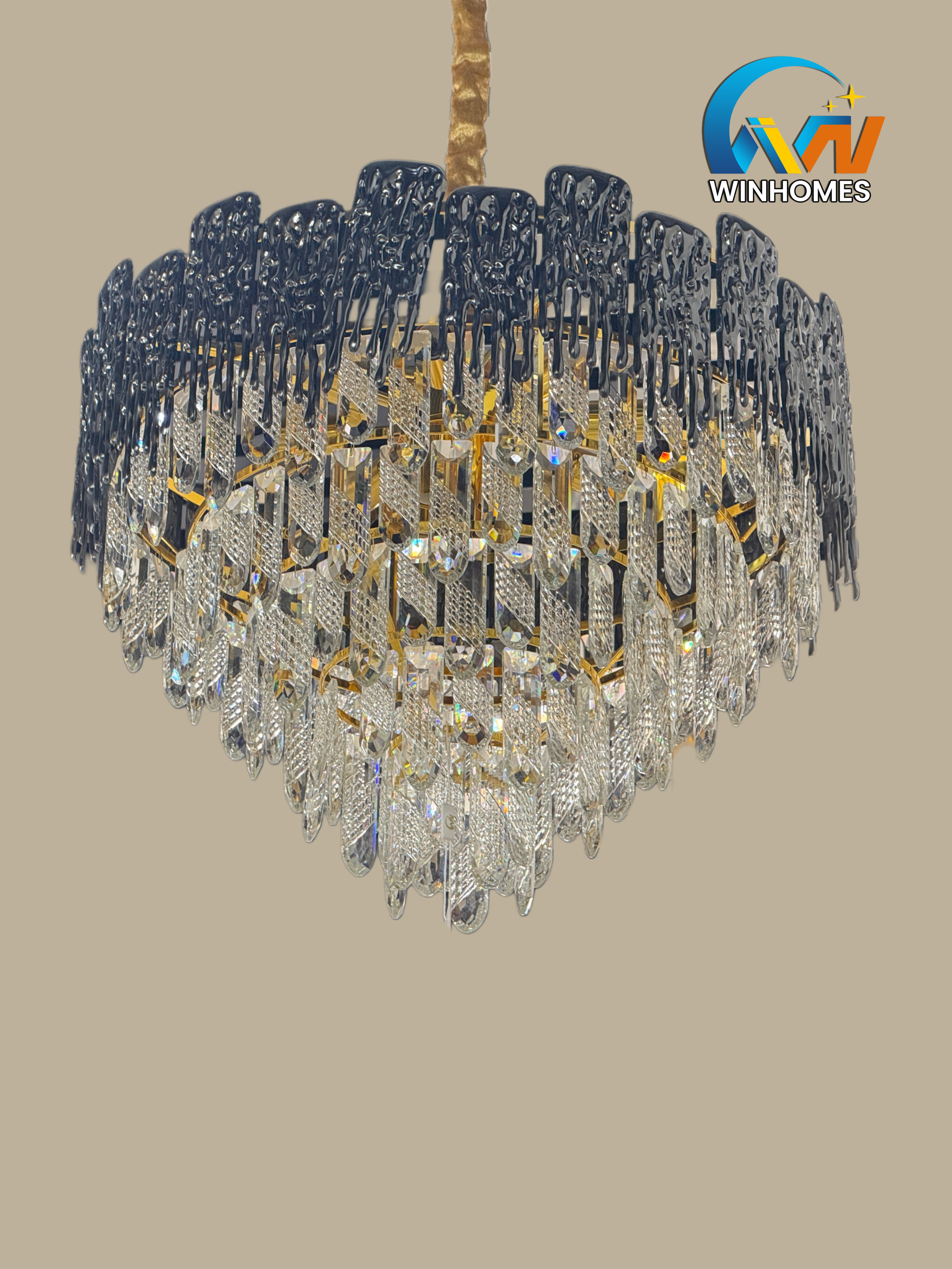 Elegant Crystal Chandelier 600cm