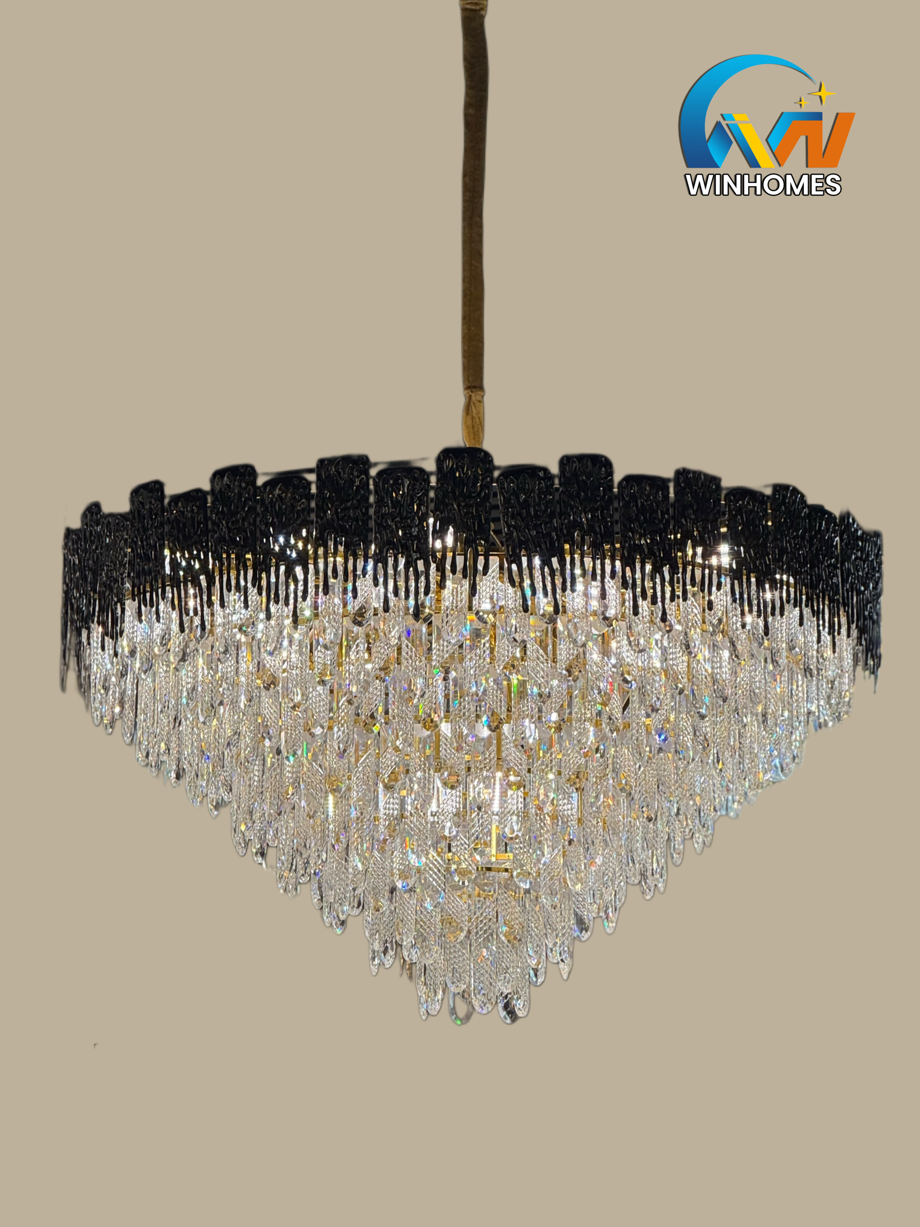 Elegant Crystal Chandelier 1000cm