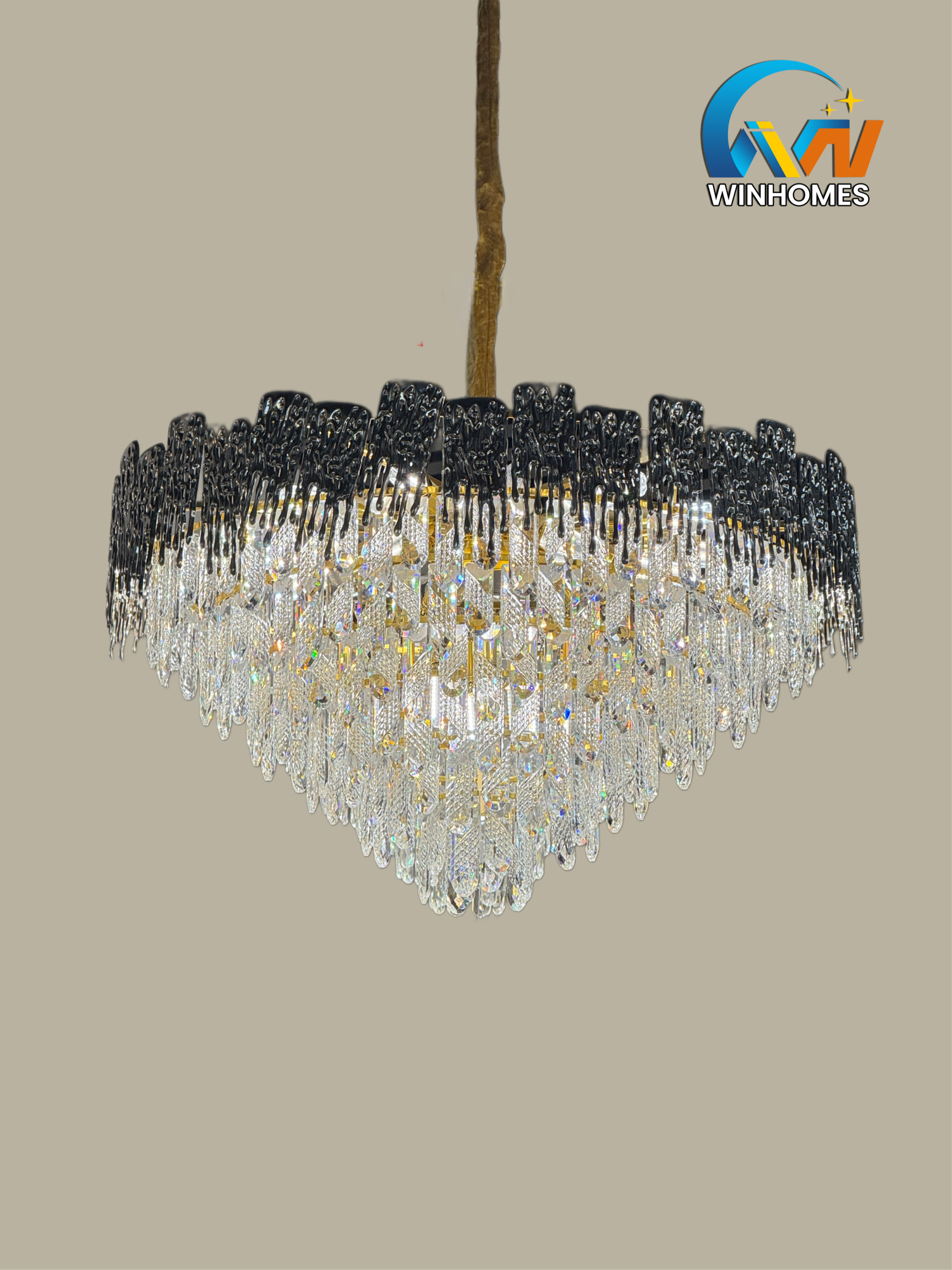Elegant Crystal Chandelier 800cm