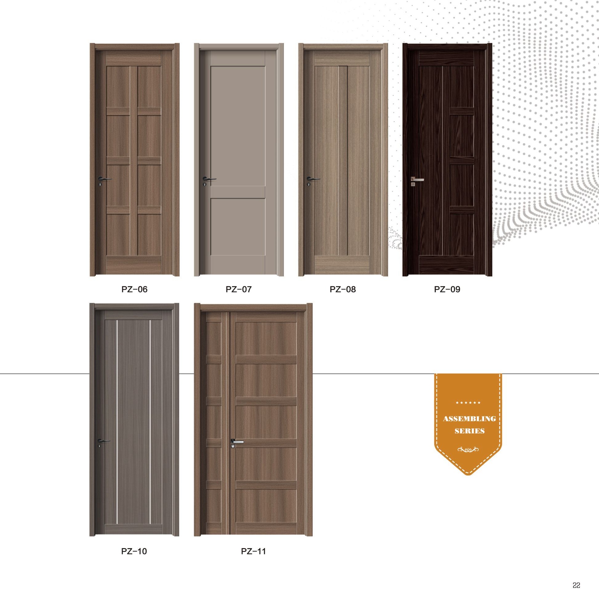 Modern Wooden Doors Collection WPVC