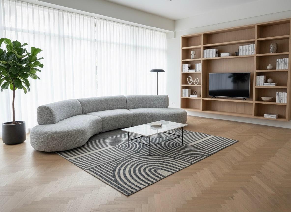 Modern Curved Sofa