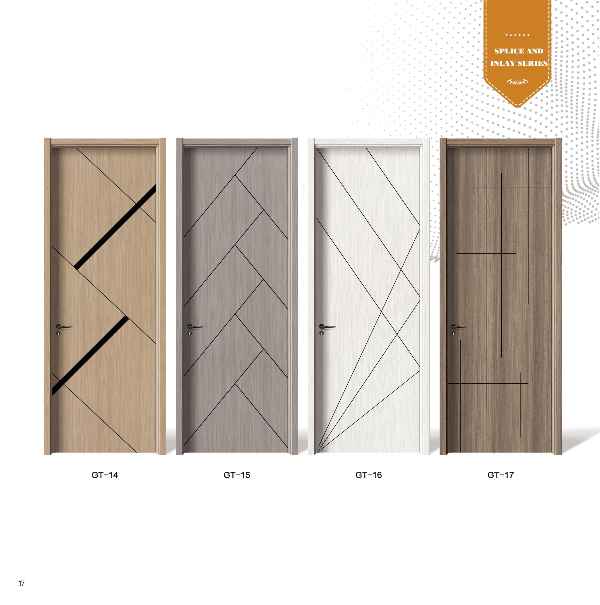 Modern Interior Doors – Splice and Inlay Series WPVC