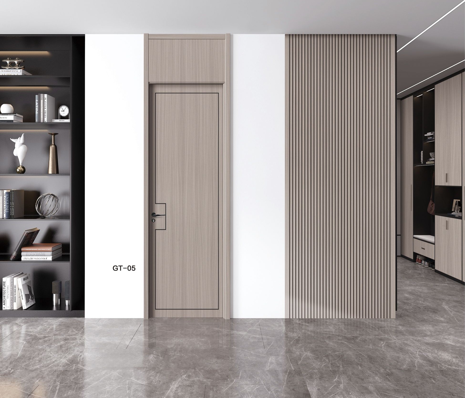 Modern Interior WPVC Door