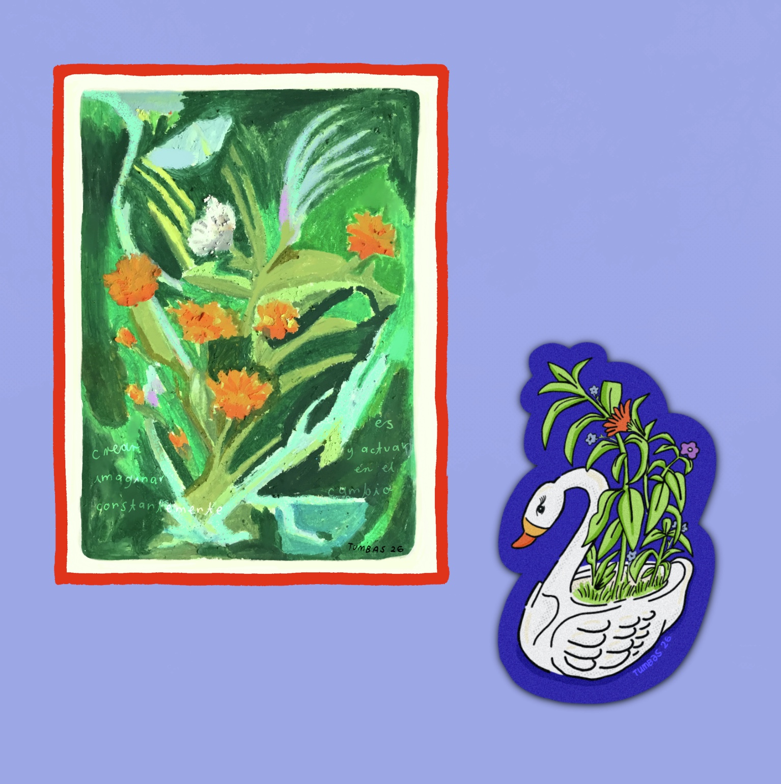 ꔛ‬ Sticker y print del mes ꔛ‬ Enero
