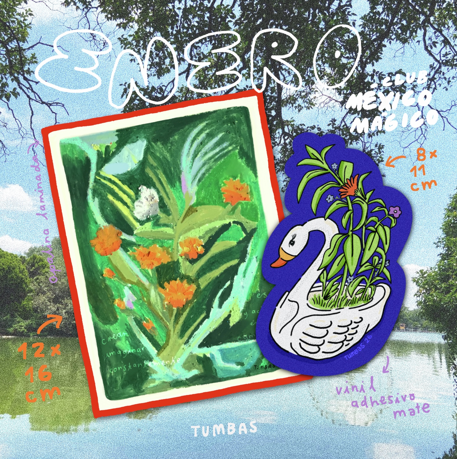 ꔛ‬ Sticker y print del mes ꔛ‬ Enero