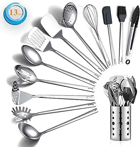 Stainless Steel Cooking Utensils Set, 