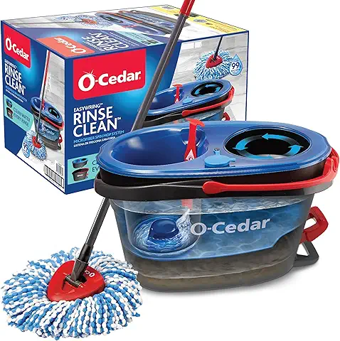 O-Cedar RinseClean Spin Mop & Bucket System | Clean with