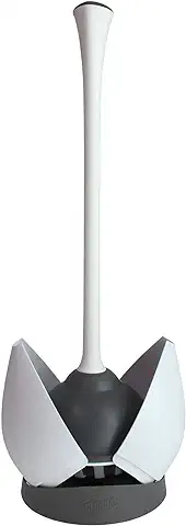 Clorox Toilet Plunger with Hideaway Caddy – Toilet Plunger for Bathroom,