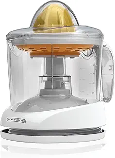 BLACK+DECKER 32oz Electric Citrus Juicer, CJ625, Pressure Activated, Adjustable Pulp Control,
