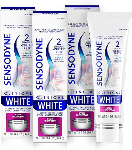 Sensodyne Clinical White Toothpaste Clinically Proven Whitening for Sensitive