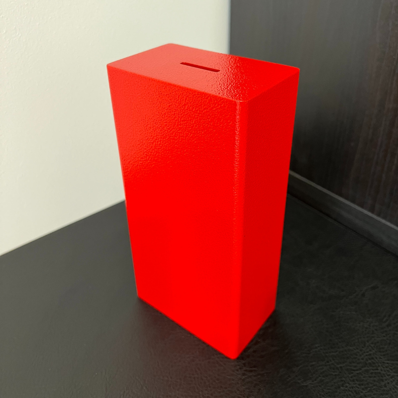 Stačiakampė metalinė taupyklė